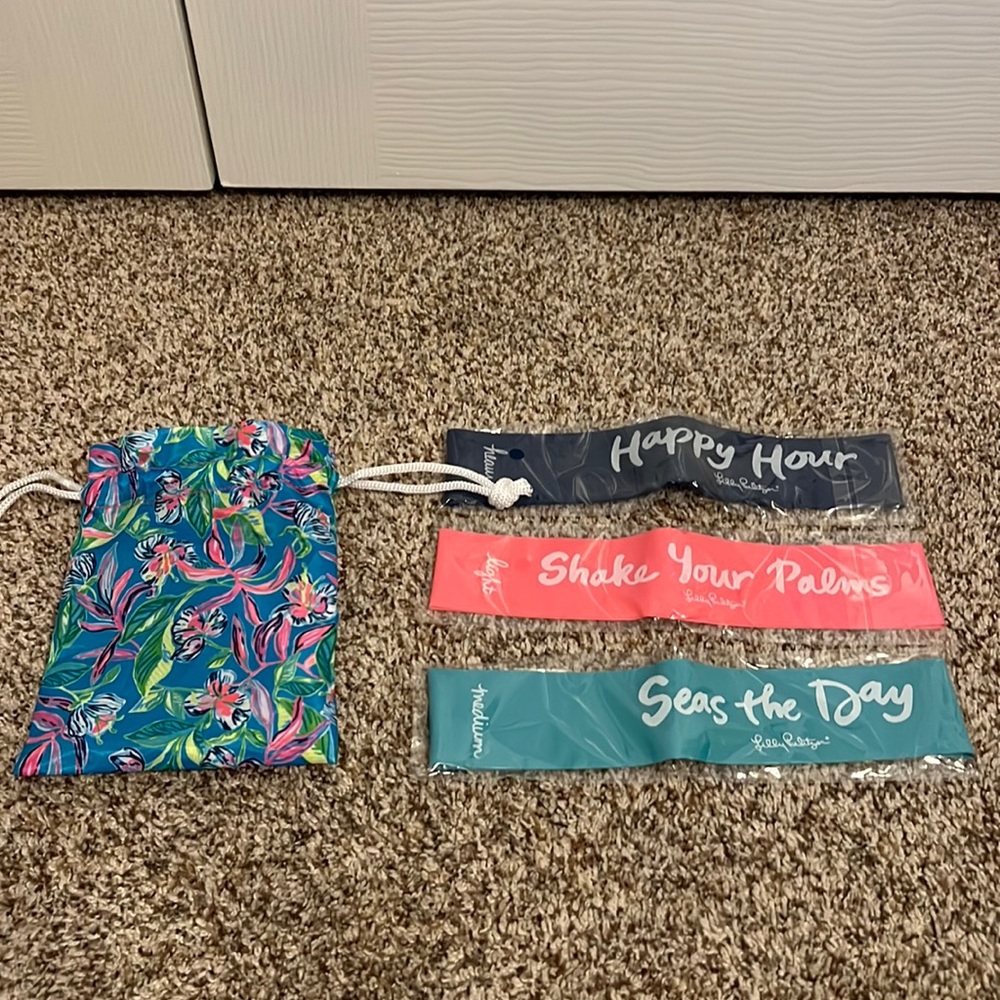 Lilly Pulitzer resistance band set